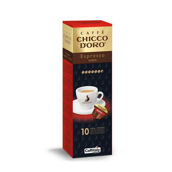 Capsule Espresso Forte Chicco d'Oro Box 10pz